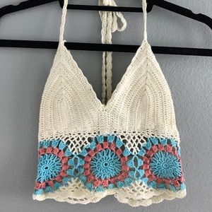 Crochet crop top